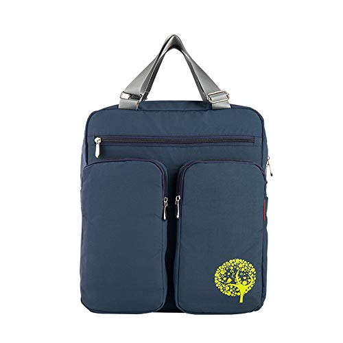 Bolso cambiador para bebé, mochila de viaje multifunción con correas para cochecito y cambiador, azul marino