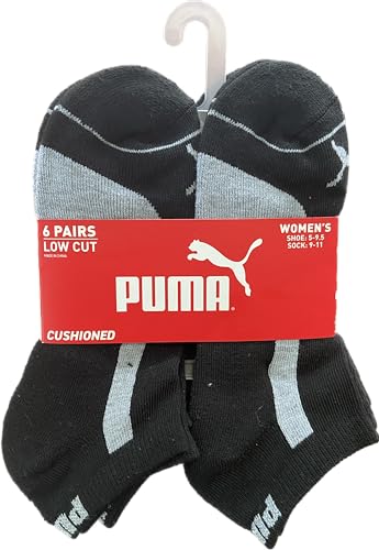 PUMA 6 PAIRS LOW CUT WOMEN SOCKS SHOE 5-9.5 SOCK 9-11…