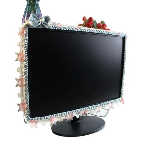 Fundas para monitor de computadora elásticas para mantener tu escritorio de casa limpio y ordenado