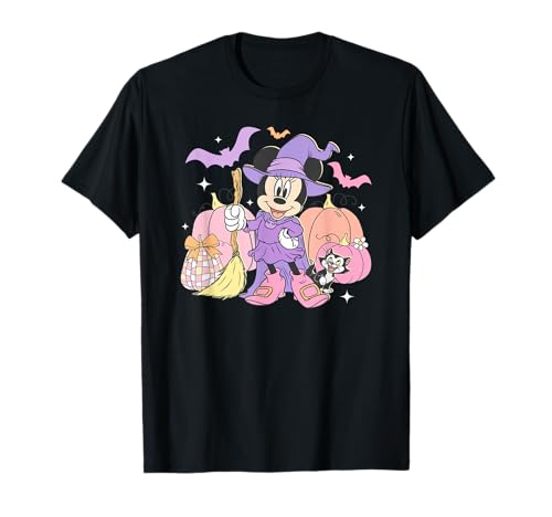 Disney Minnie Mouse Halloween Cute Purple Witch T-Shirt - image 1