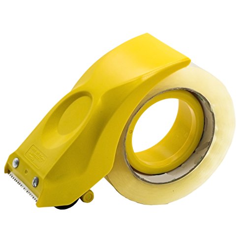 PROSUN Easy-Mount 2 Inch Tape Gun Dispenser Packing Packaging Sealing Cutter Yellow Handheld Warehouse Tools