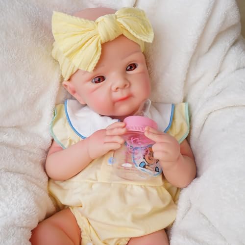 Muñeca Reborn de Silicona Realista para Niños 3+ miniatura 6