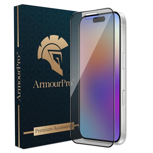 Image of ArmourPro Anti Glare Matte Tempered Glass for iPhone 17 / iPhone 16 Pro - Anti Fingerprint Screen Protector, 9H Scratch Resistant, Smooth Touch, Edge-to-Edge Full Coverage