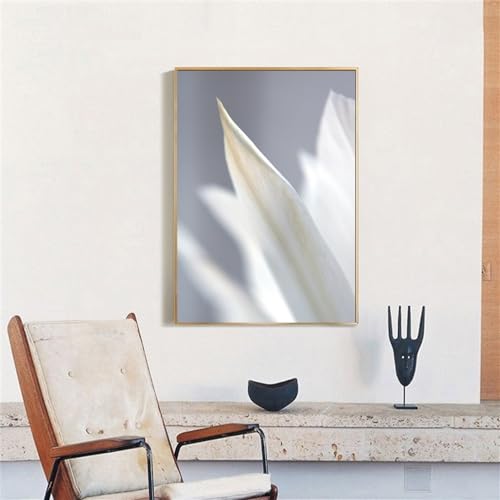 Tableau abstrait gris effet marbre pour sublimer la déco murale de votre salon