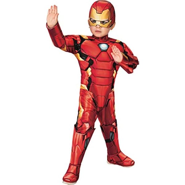 Rubie's Iron Man Deluxe Toddler Fancy Dress Costume Toddler