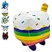 KAIXINMOFA Big Games Cat Plush, Pet Simulator x Gatto Peluche, Peluche Gatto Quadrato, Simpatico Cartone Animato Morbido Cuscino Regalo Bambola for Bambini Arredamento della Camera (Color : Rainbow)