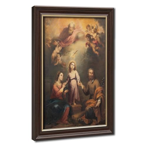 Toile Holy Trinity Murillo contre les murs vides - Cadre déco apaisant salon bureau 40x61