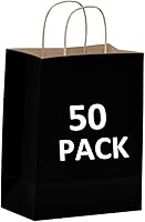 Vista 16 de Qutuus Bolsas de papel marrón con asas, varios tamaños, 120 unidades, bolsas de papel kraft grandes, medianas y pequeñas para negocios, compras