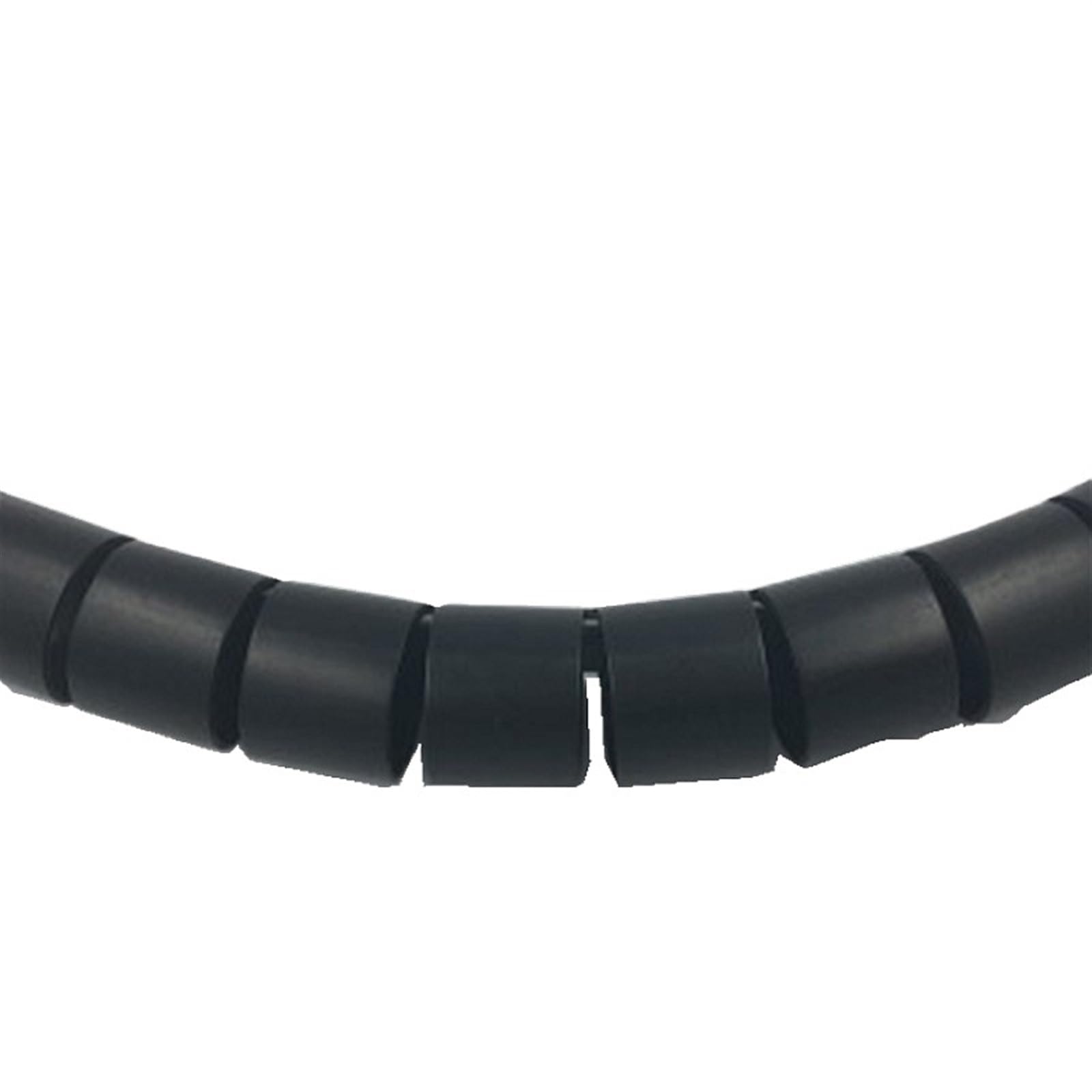 Copricavi 1/3/5/10 Metro 8/12/16/22/28/32/42mm Linea Flessibile A Spirale Organizzatore di Cavi Stoccaggio Tubo Protezione Del Cavo Gestione PE(Black,42 mm,5 Meters)