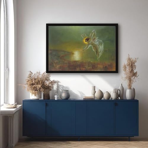 Impression sur toile John Atkinson Grimshaw cadre suspendu 61cm