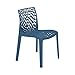 Produktbild grandsoleil auf GRUVYER Stuhl, Polypropylen, stapelbar Avio Blau, 51 x 52 x 81 cm