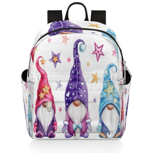 Sac à dos nains magiques aquarelle de 6.3L, cadeau idéal pour filles