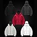 notifaence Unisex Balaclava Hoodie-Fashion Zip Up Hoodies Casual Long Sleeve Windproof Athletic Warm Autumn Winter Sweatshirt (#A,XX-Large)