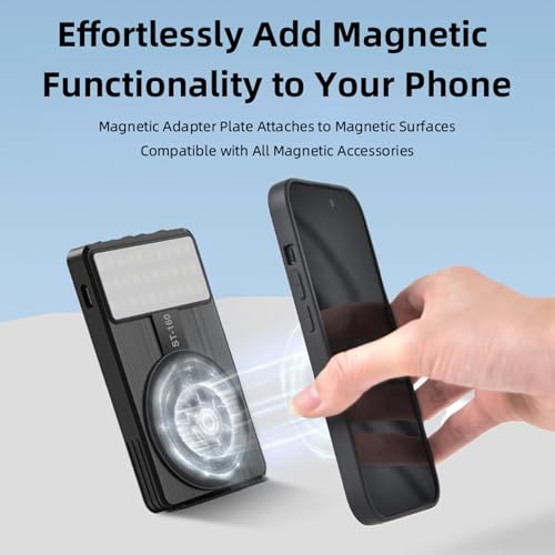 Luz de fotografía portátil para grabar vlogs y tutoriales con tu teléfono 2