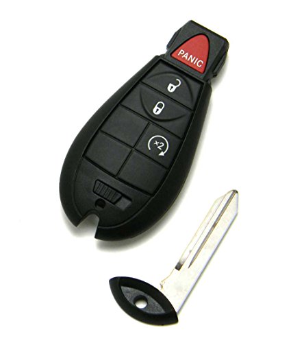 Oem Dodge 4-Button Fobik Key Fob With Remote Start (Fcc Id: Iyz-C01C, P/N: 05026378) #TOP5