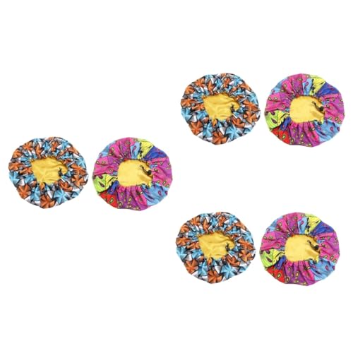 Bonnet réglable pour garçon fille satin imprimé protection cheveux