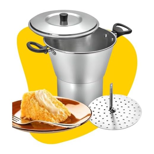 Cuscuzeiro 16/18 Alumínio Panela Cuscuzeira Faz Cuscuz Delicioso Médio Polido Reforçado (18)