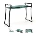 MorNon Kniebank Gartenbank Gartenhocker Garten Arbeitshocker Tragbarer Klappbar Sitzbank Kniematten mit Eva-Schaumstoff für Gartenarbeit Schützen Sie Knie und Kleidung bei 59 x 49 x 27 cm
