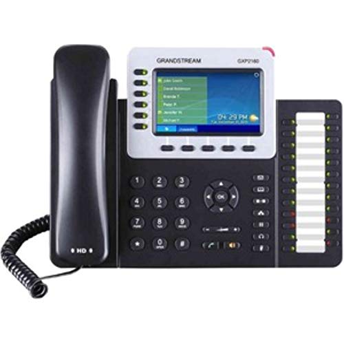 Teléfono con cable Grandstream GXP2160 6 líneas miniatura 1