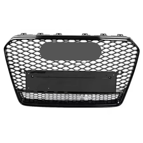 Grille de pare-chocs avant de voiture pour Audi A5 B8 2012-2016 style RS5 nid d'abeille noir