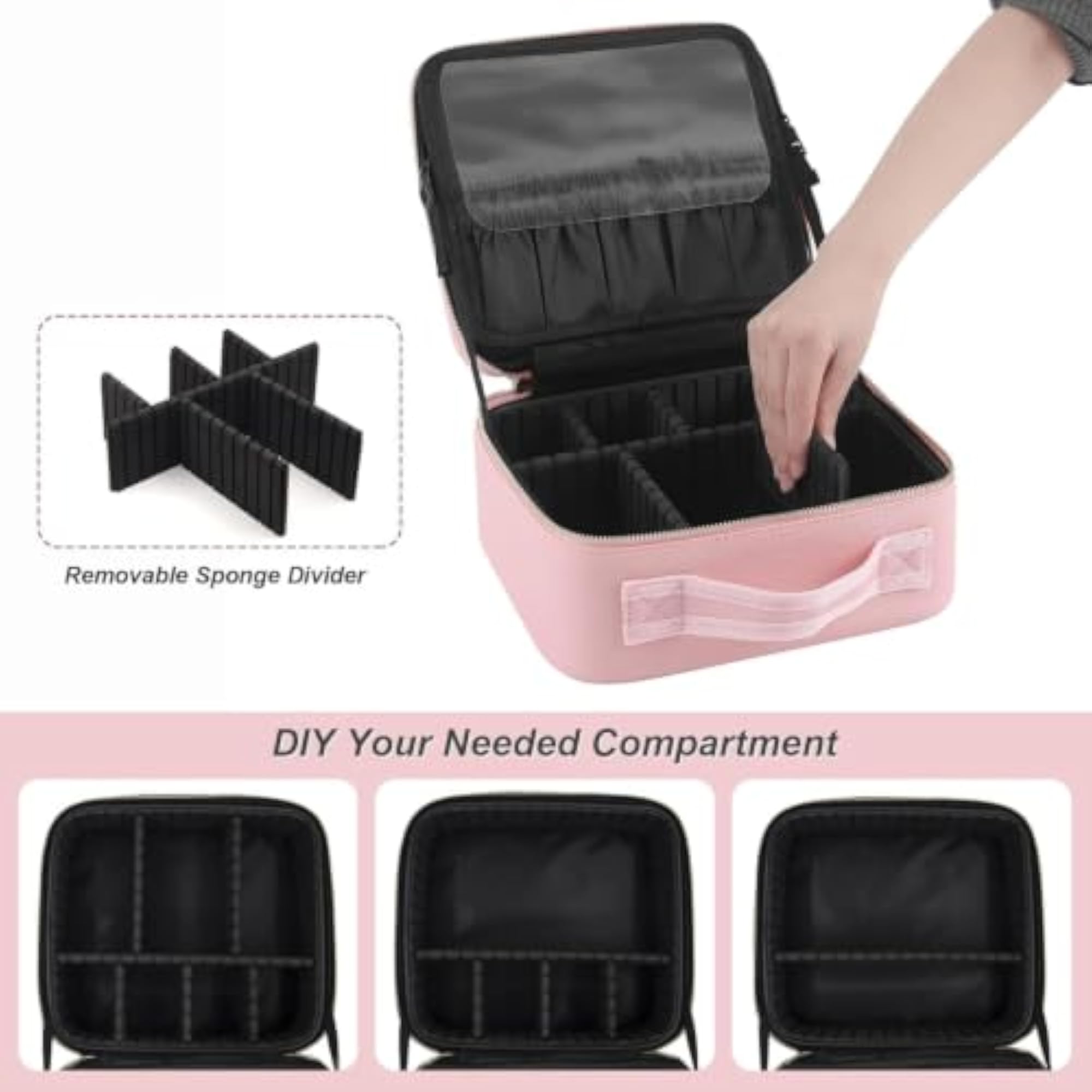 Premium LED Light Makeup Organizer Box