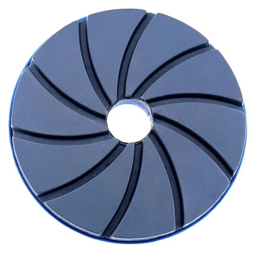 Discos de Pulido de Diamante con Cierre de Caracol de 4', 5' y 6' para mármol, para Pisos de concreto, Disco de Pulido de Bordes, Grano 50, 1 Unidad, Disco de Pulido de 6'