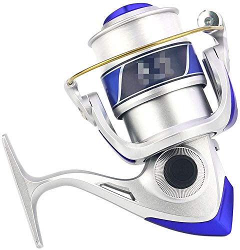 Lloow Angelrolle Spinnrolle Rad High Speed ​​Metallic Casting Spinning Meeresrolle Zu Tackle für das Salzwasserfischen Fly Fishing Reels,9000Serie Cover