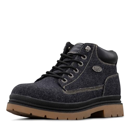 Image of Lugz mens Drifter Peacoat Fashion Boot, Black/Gum, 10 US