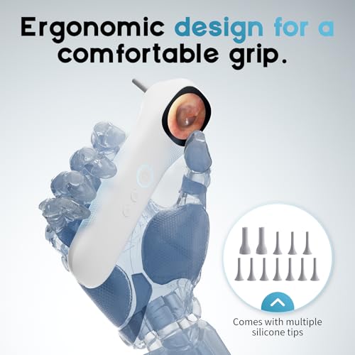 Image of Otoscope Ear Camera with 1.21 inch Screen, 1080P Ear Scope with 4 LED Lights, Otoscope Camera for Adults, Support Photo & Video, Type-C Charging with Computers, Baby Essentials, Home Medical | 1.21 inch Screen for real-time viewing. Capture photos and videos, Connect to PC, Type-C rechargeable.