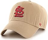 Importiert \'47 MLB Khaki Clean Up Verstellbare Hutmütze, Erwachsene, St Louis Cardinals Khaki, Einheitsgr��e