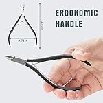 Cuticle Nipper with Cuticle Pusher-Professional Grade Stainless Steel Cuticle Remover - Image 2