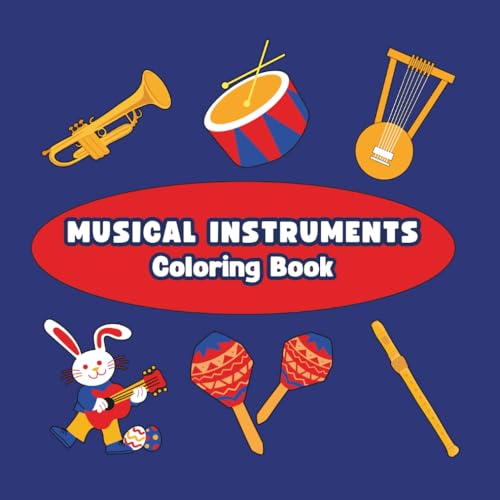 Musical Instruments: Coloring Book image 2