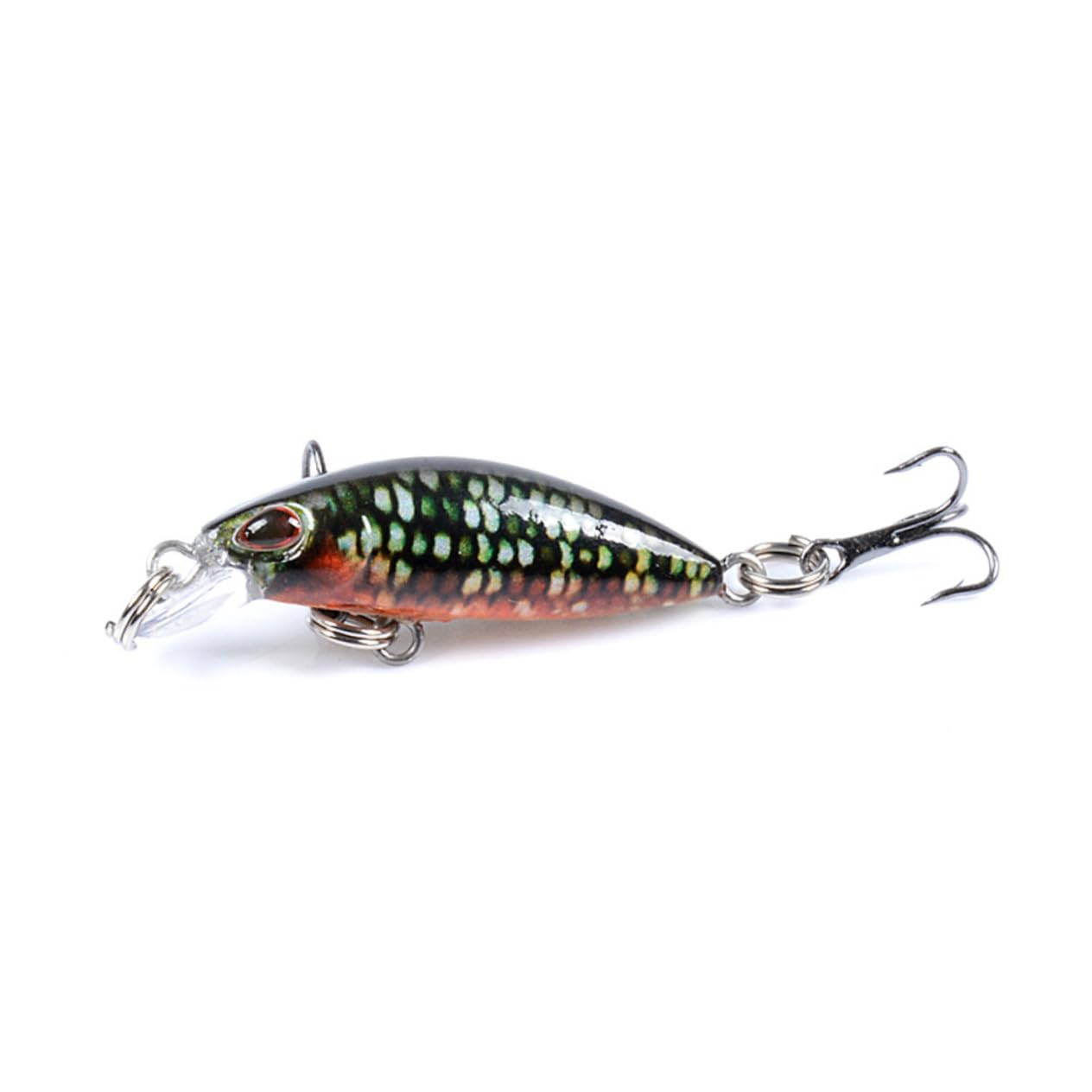 Mikikit Señuelos De Pesca Artificiales Señuelos para Hilanderos para Pescar Mini Cebos De Pesca Cebos para Pececillos Señuelos De Pesca Minnow
