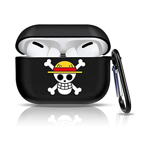 Anime Pattern Design for AirPods Pro Case Cover with Keychain, Cute Anime Compatible with AirPods Pro Case, Full Protective Soft Silicone Shockproof Headphone Case Cover