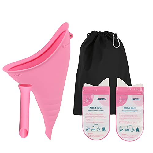SMEKLYN Female Urination Device Women Pee Funnel Reusable Silicone Urine Cup Female Urinal Post Surgery Pee Standing Up Perfect for Camping Hiking Travel Road Trip Outdoor Activities - Plus Size SMEKLYN Female Urination Device Women Pee Funnel Reusable Silicone Urine Cup Female Urinal Post Surgery Pee Standing Up Perfect for Camping Hiking Travel Road Trip Outdoor Activities - Plus Size