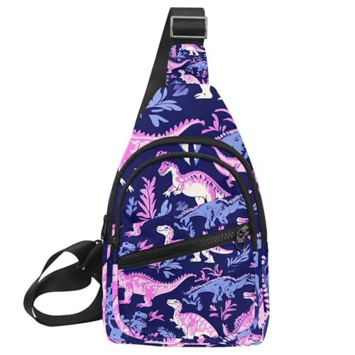 Mochila cruzada de dinosaurio para tus viajes y rutas de senderismo