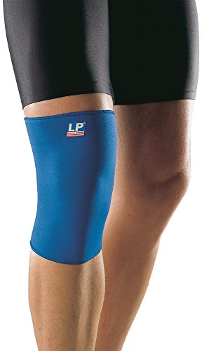 SUNWISE LP - Patela cerrada, soporte de neopreno, alivio del dolor de artritis, soporte de compresión de rodilla y rehabilitación de lesiones deportivas, color azul