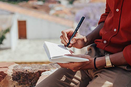 Etchr Professional Black Drawing Pens - 16 Black Fineliner Pens For Use As Drawing And Calligraphy Pens - Quality Waterproof And Fadeproof Black Artist Pens - Etchr Black Graphic Pen Collection #TOP4