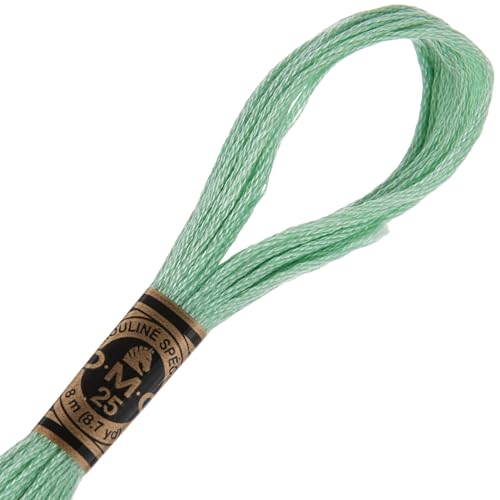 Image of Hobby Lobby DMC Cotton Embroidery Floss - 564 Very Light Jade Green | Set of 12
