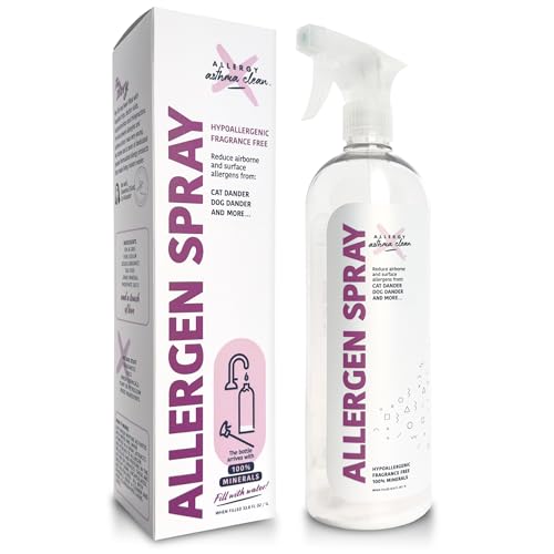 Allergy Asthma Clean Allergen Spray, Pets, Dust...