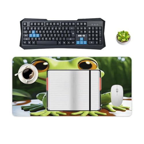 Pad de escritorio divertido rana grande cuadrado de goma miniatura 4