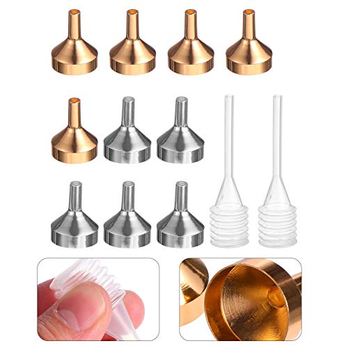 Hemobllo Funil De Metal Pequeno Mini Perfumes Funis Pequeno Funil De Cozinha Funil De Óleo Pequeno F