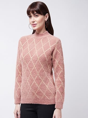 Image of Modeve Women Checkered Sweater for Winters