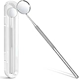 G.CATACC Dental Mirror, Stainless Steel Dentist Tool for Teeth Cleaning Mouth Inspection Mirror with Storage...