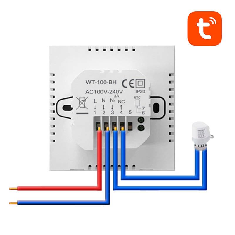 AVATTO Smart Water Heating Thermostat ZWT100 3A Zigbee Tuya