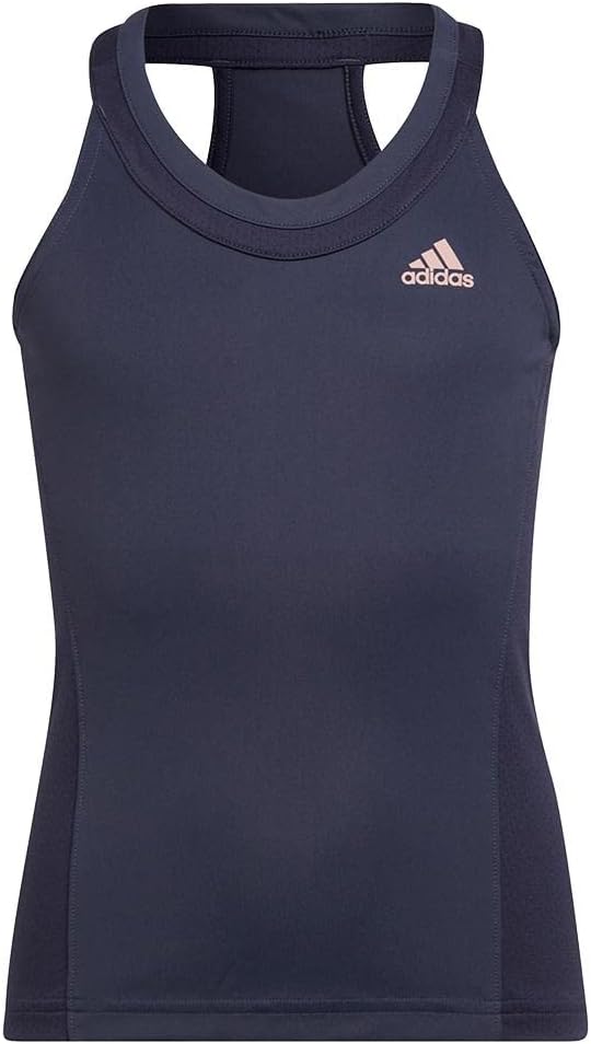 adidas Kids Girls Club Crew Neck Tank Tennis Casual - White