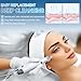 Ipetboom 8pcs Plastic Hydro Facial Machine Tips Heads for Water Oxygen - Beauty Cleaning Suction Machine Replacement Parts Skin Care Aqua Peeling Caps, 1.65cm/0.65in interface inner diameter