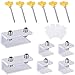 ZFYQ 6 Pack Cerradura de seguridad para ventana corredera ajustable, marco de...