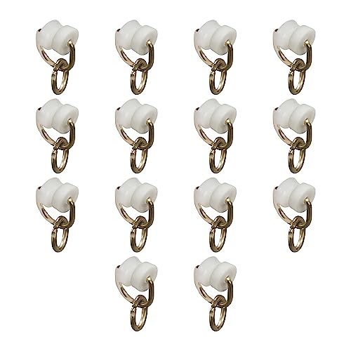 Kenney Gliding Carrier Hooks For Ibeam Curtain Rod Set, White #TOP6