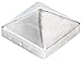 Produktbild GAH-Alberts 217235 Pfostenkappe für Holzpfosten , hohe Form , Aluminiumguss , blank , 90 x 90 mm, 1 Stück